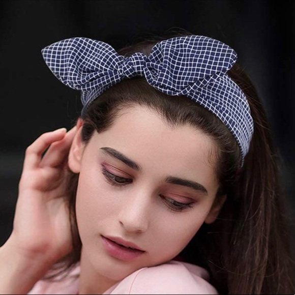 Chiffon Lattice Headbands (set of 6) - Picture 2 of 2